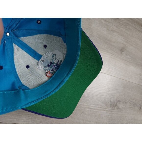 Vintage Charlotte Hornets Snapback Hat 90s - Picture 11 of 12
